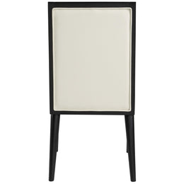 Meridian Bristol Cream Vegan Leather Dining Chair
