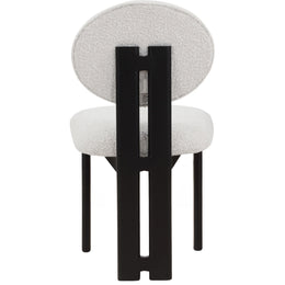 Meridian Napa Cream Boucle Fabric Dining Chair