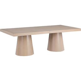 Meridian Tavolo Natural Oak Veneer Dining Table (3 Boxes)