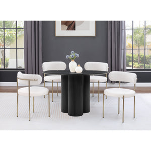 Meridian Simba Black Dining Table