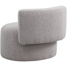 Meridian Como Taupe Boucle Fabric Accent Chair
