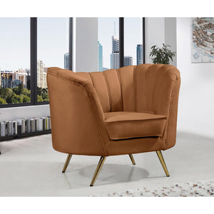 Meridian Margo Saddle Velvet Chair