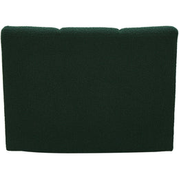 Meridian Infinity Green Boucle Fabric Modular Chair