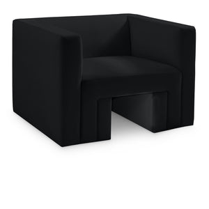 Meridian Henson Black Velvet Chair