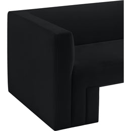 Meridian Henson Black Velvet Chair