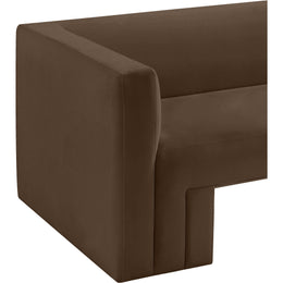 Meridian Henson Brown Velvet Chair