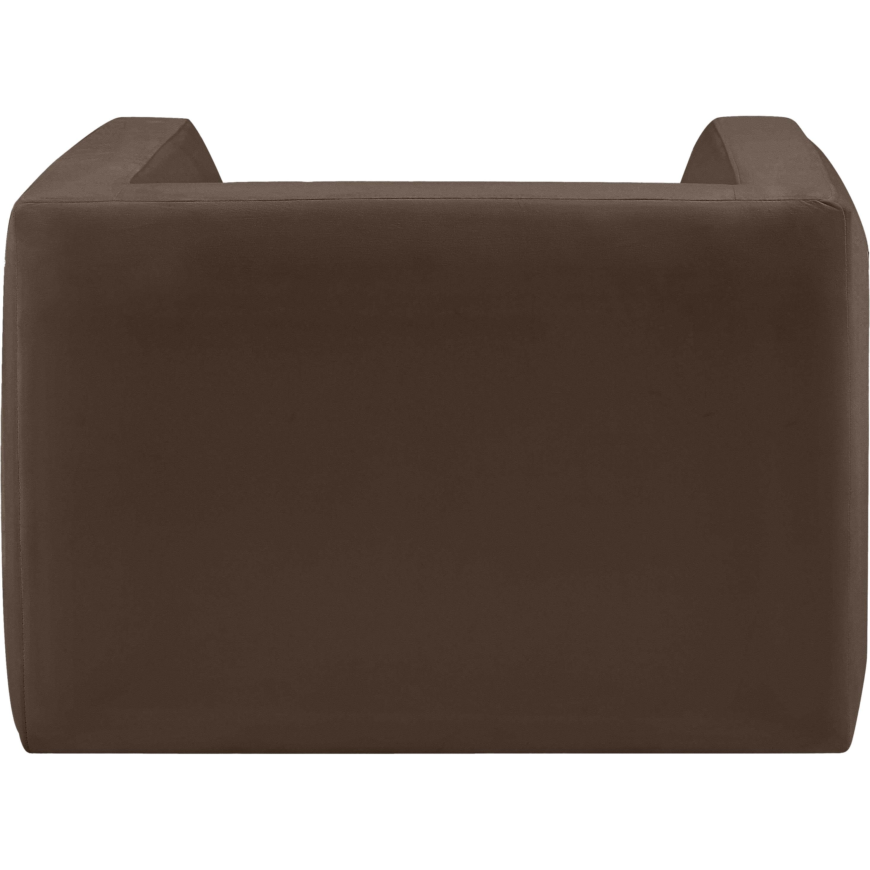 Meridian Henson Brown Velvet Chair