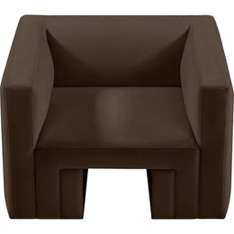 Meridian Henson Brown Velvet Chair