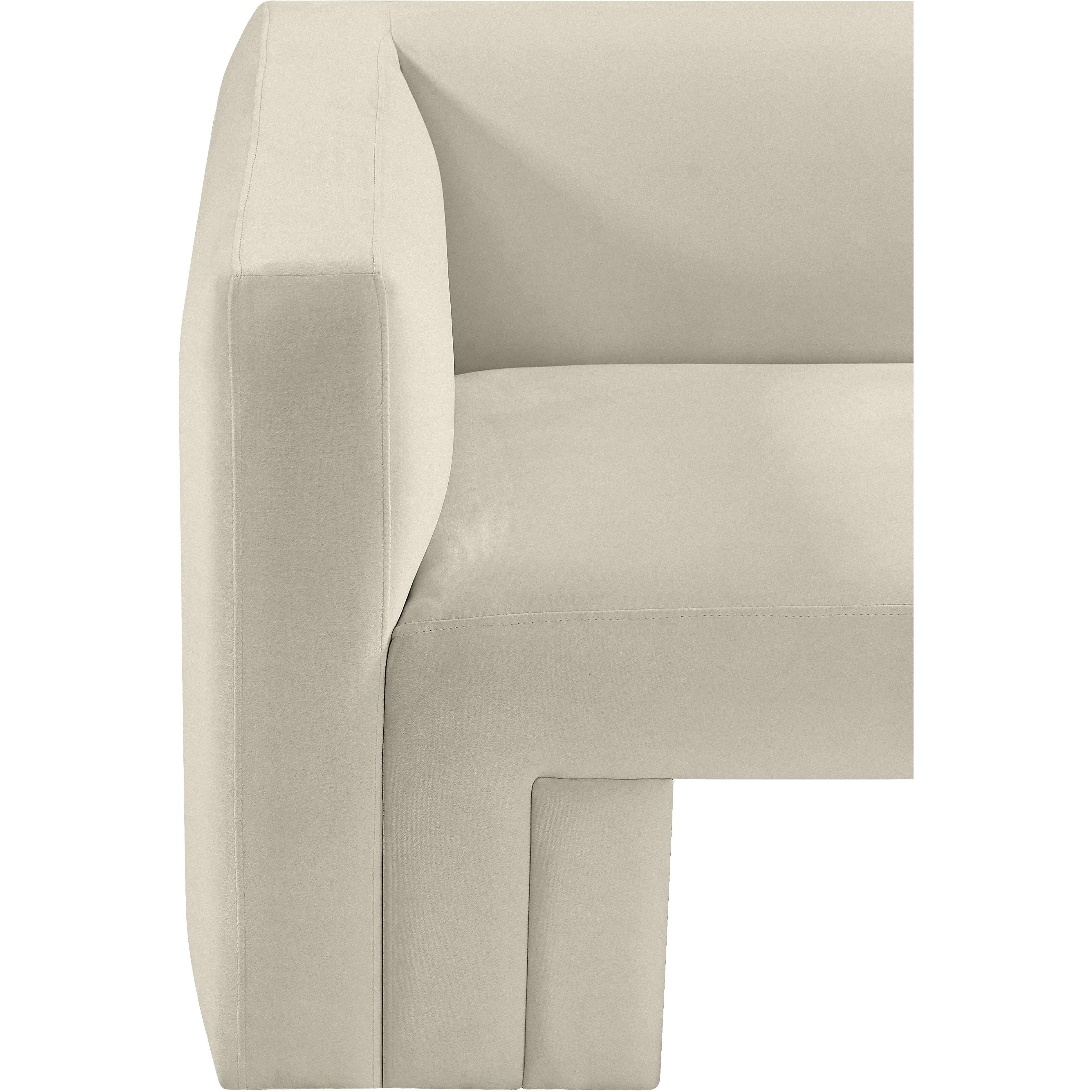 Meridian Henson Cream Velvet Chair