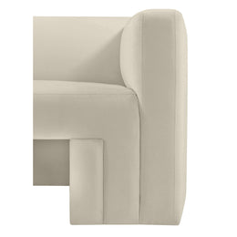 Meridian Henson Cream Velvet Chair