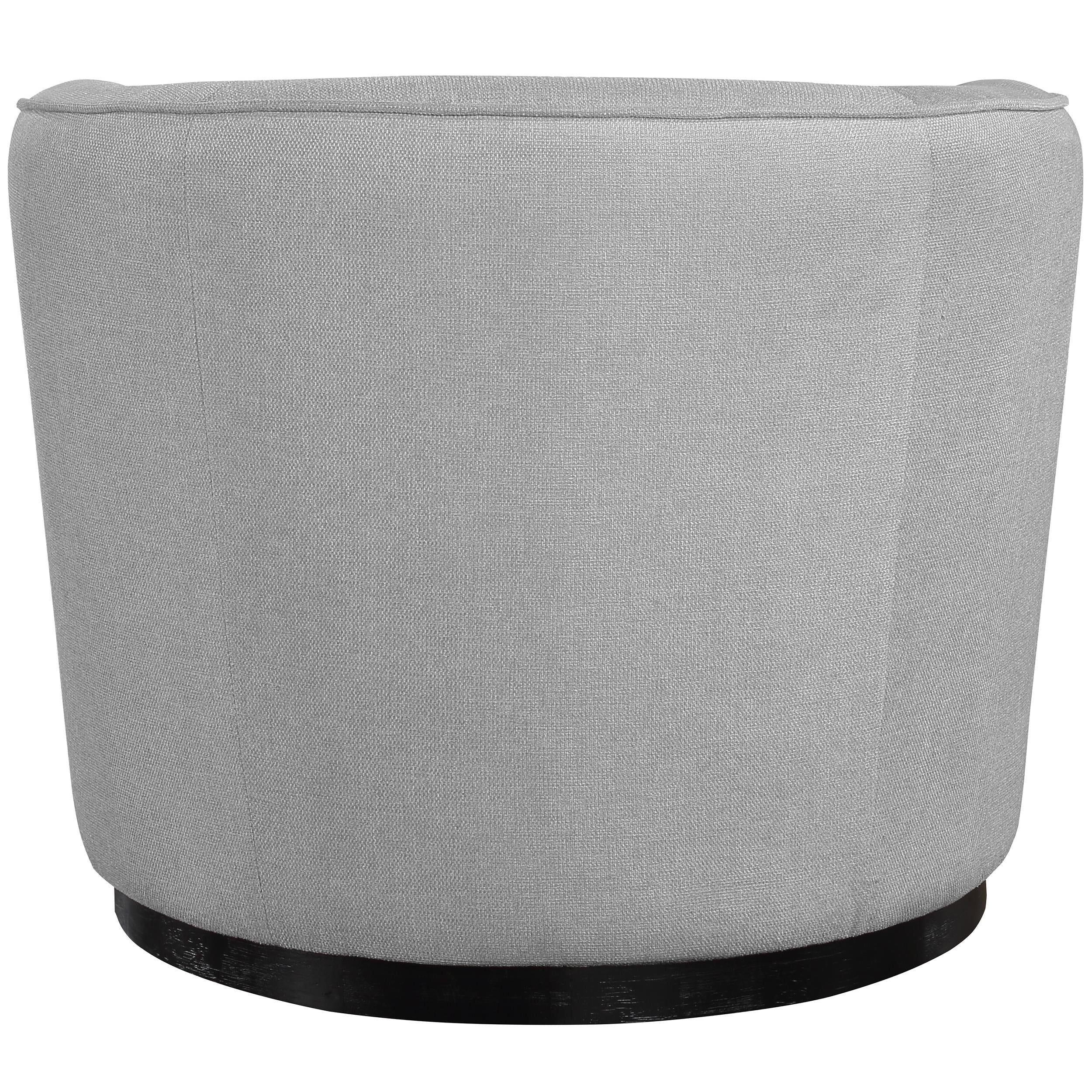 Meridian Mylah Grey Polyester Fabric Chair