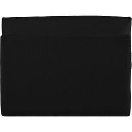 Meridian Ease Black Polyester Fabric Armless