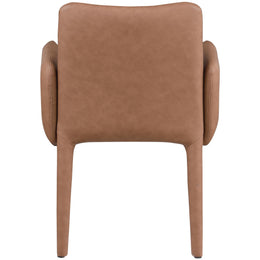 Meridian Pelle Brown Vegan Leather Accent/Dining Chair