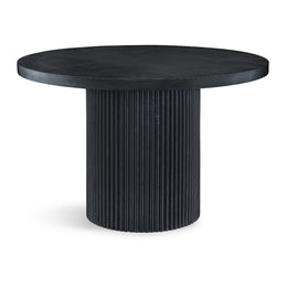 Meridian Belinda Black Oak Veneer Dining Table
