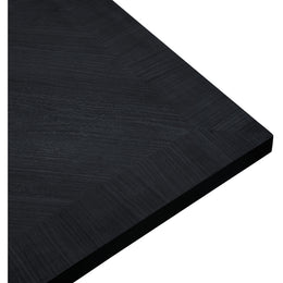 Meridian Belinda Black Oak Veneer Dining Table