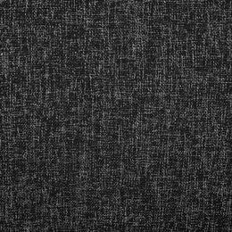 Meridian Gramercy Black Linen Textured Fabric Stool