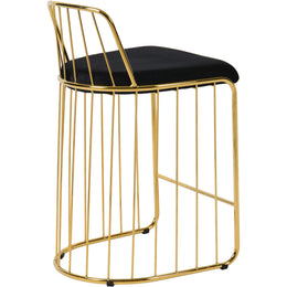 Meridian Lupita Black Vegan Leather Dining Chair