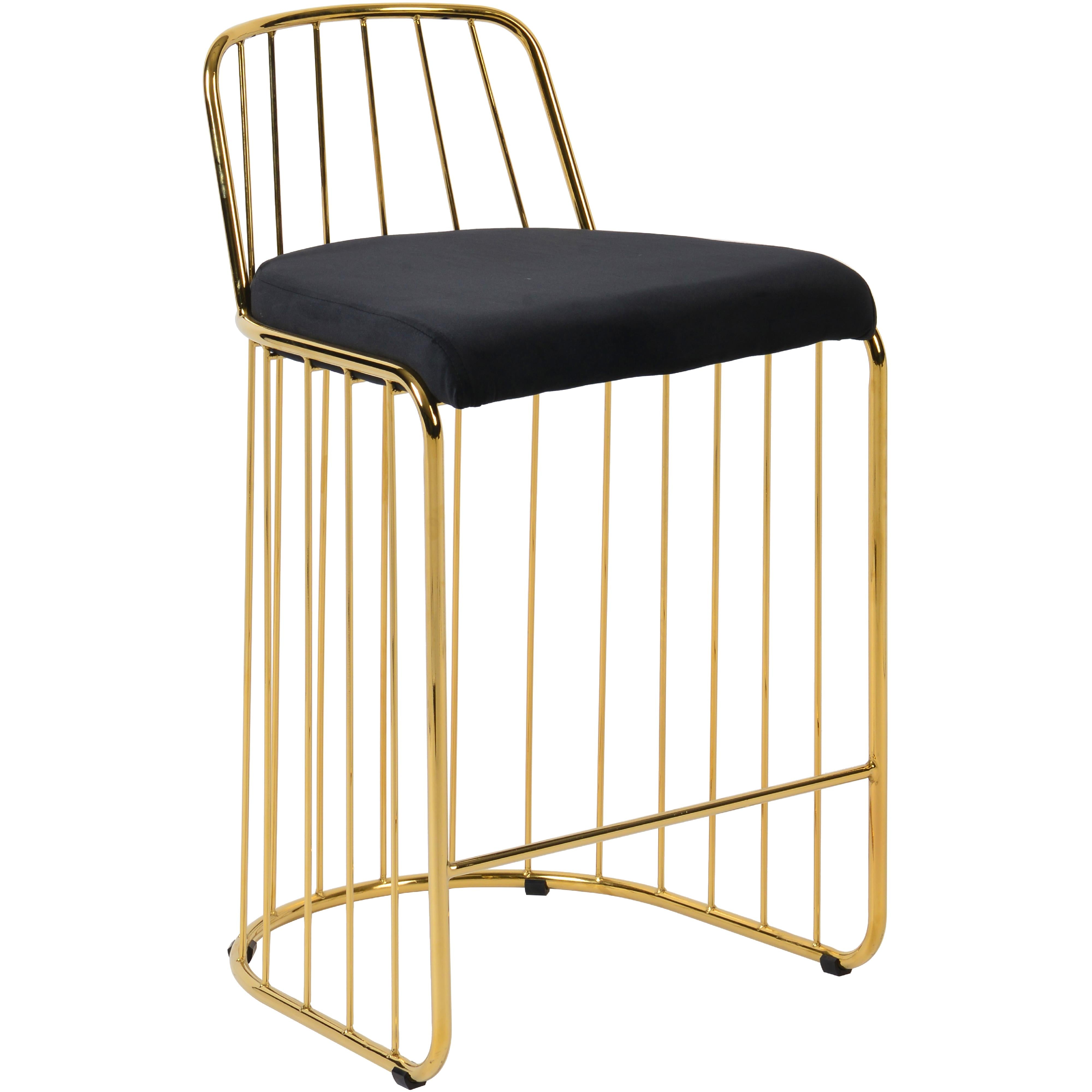 Meridian Lupita Black Vegan Leather Dining Chair
