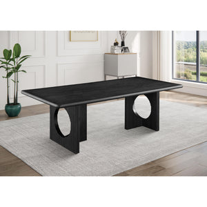 Meridian Rivas Black Dining Table