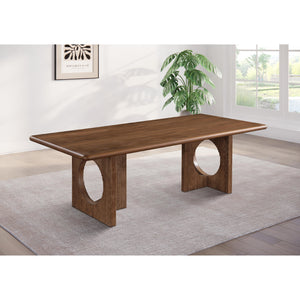 Meridian Rivas Walnut Dining Table