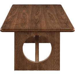 Meridian Rivas Walnut Dining Table