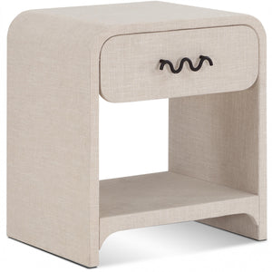 Meridian Medley Cream Night Stand / Side Table