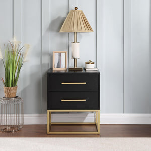 Meridian Maxine Black Night Stand
