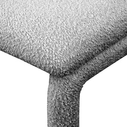 Meridian Xena Grey Boucle Fabric Accent/Dining Chair