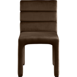 Meridian Kai Brown Velvet Dining Chair