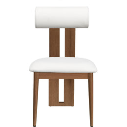 Meridian Dario Cream Vegan Leather Dining Chair