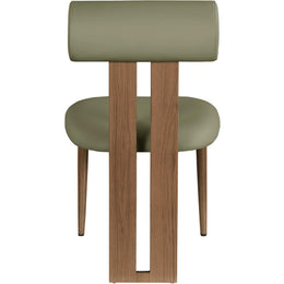 Meridian Dario Green Vegan Leather Dining Chair