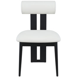 Meridian Dario Cream Vegan Leather Dining Chair