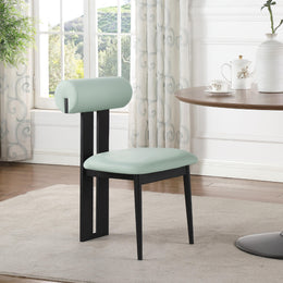 Meridian Dario Mint Vegan Leather Dining Chair