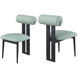 Meridian Dario Mint Vegan Leather Dining Chair