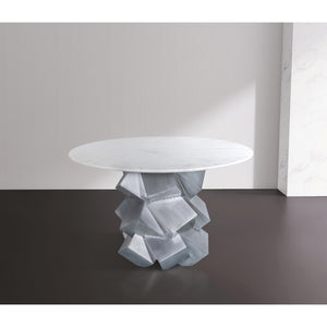 Meridian Walker White Dining Table
