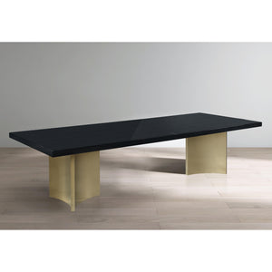 Meridian Immerse Black Dining Table (3 Boxes)