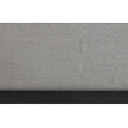 Meridian Alfie Grey Linen Textured Fabric Twin Bed