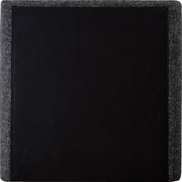 Meridian Penny Black Polyester Fabric Twin Bed