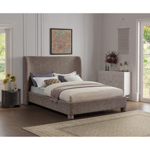 Meridian Penny Brown Polyester Fabric Full Bed