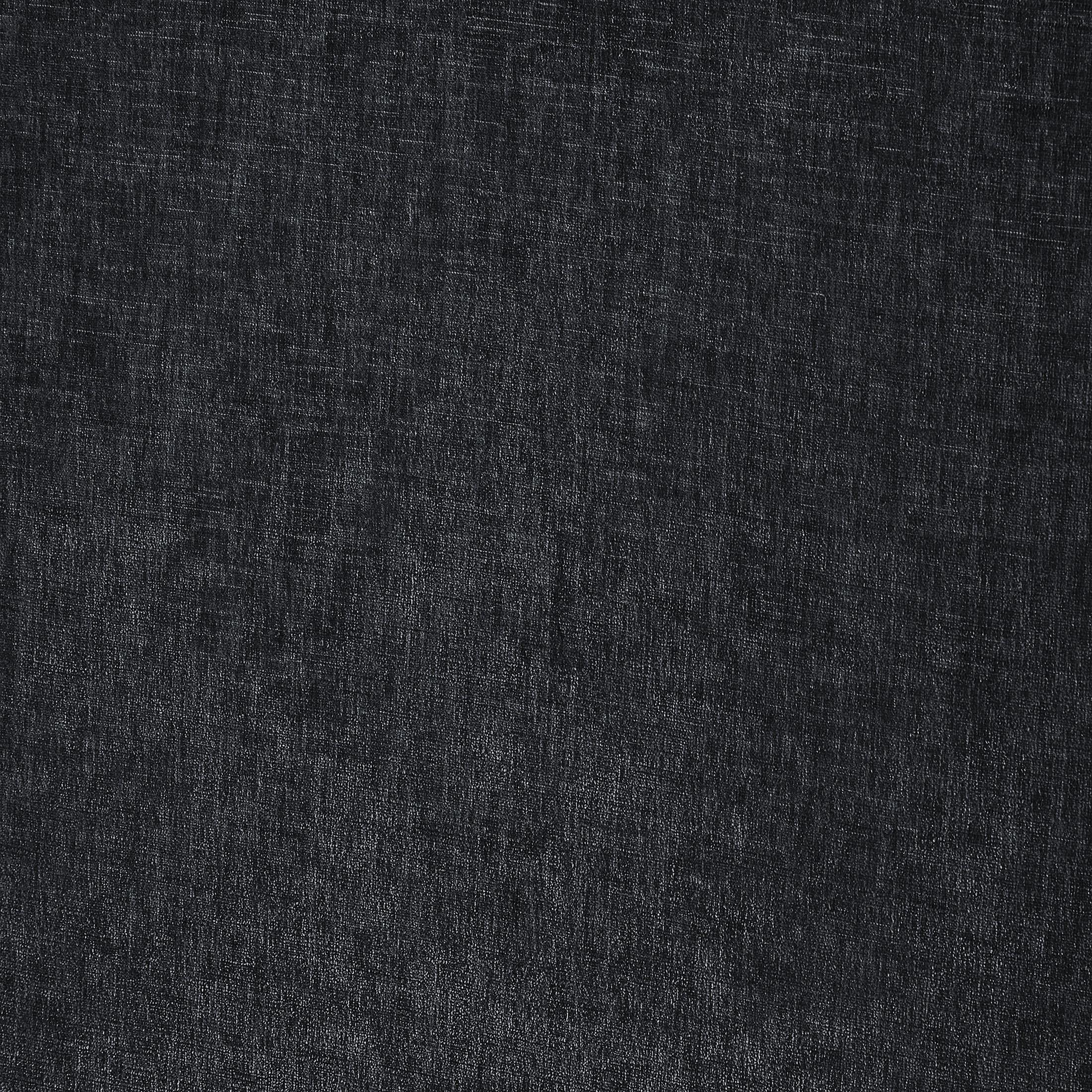 Meridian Penny Black Chenille Fabric King Bed