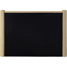 Meridian Elias Camel Velvet King Bed
