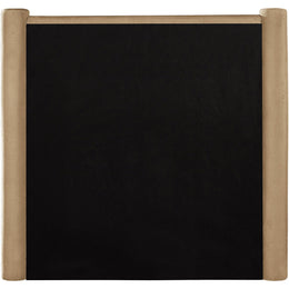 Meridian Elias Camel Velvet Twin Bed