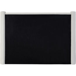 Meridian Elias Cream Velvet Full Bed