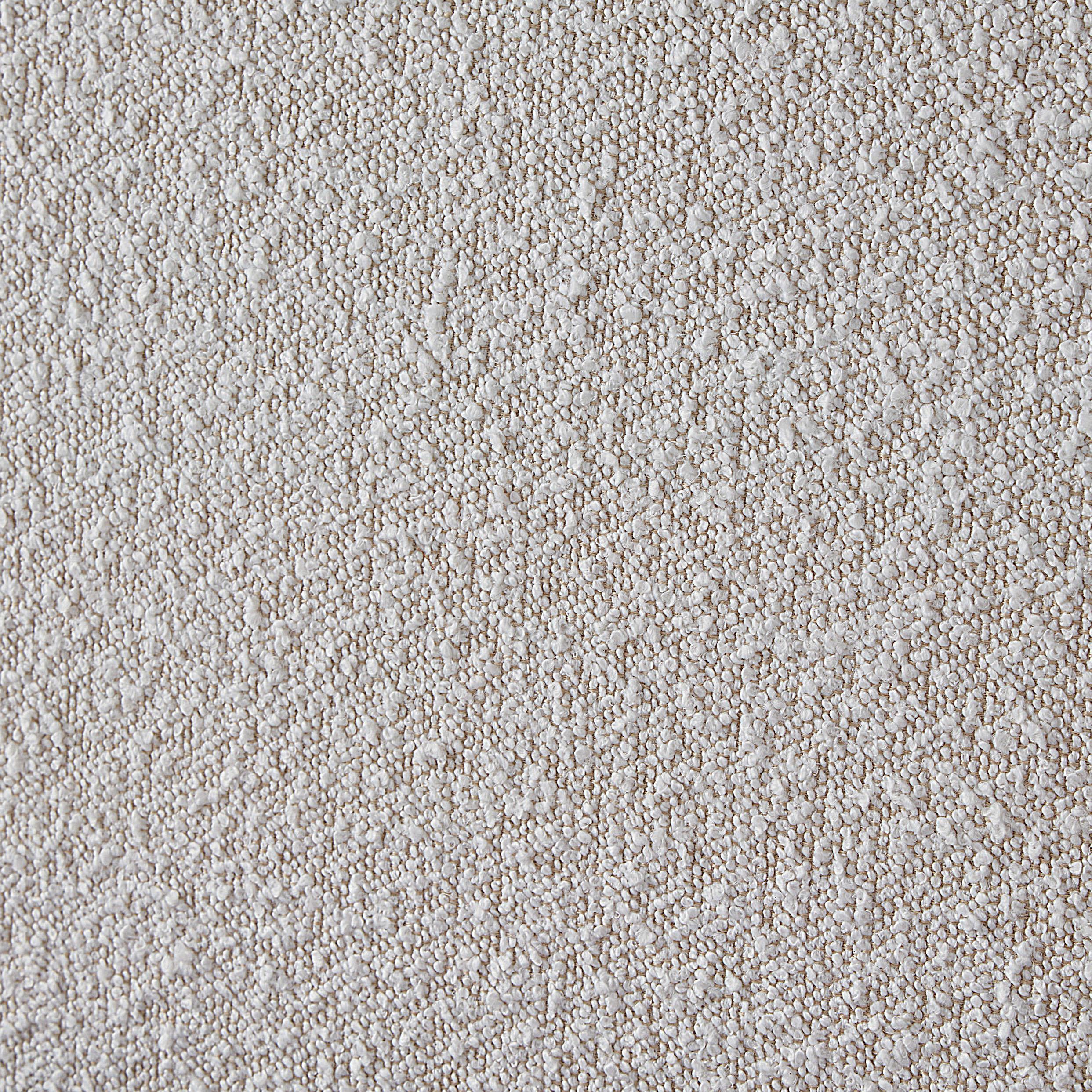 Meridian Elias Cream Boucle Fabric Full Bed