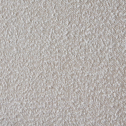 Meridian Elias Cream Boucle Fabric Full Bed