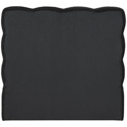 Meridian Deco Black Boucle Fabric Twin Bed (3 Boxes)