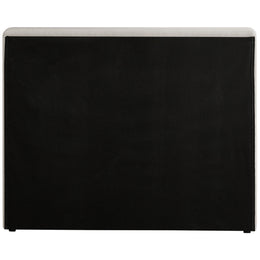 Meridian Devin Beige Linen Textured Fabric Twin Bed