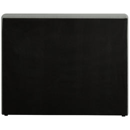 Meridian Devin Grey Linen Textured Fabric Twin Bed