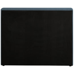 Meridian Devin Navy Linen Textured Fabric Twin Bed