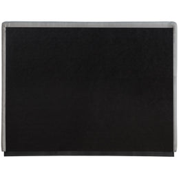 Meridian Flynn Grey Linen Textured Fabric Full Bed
